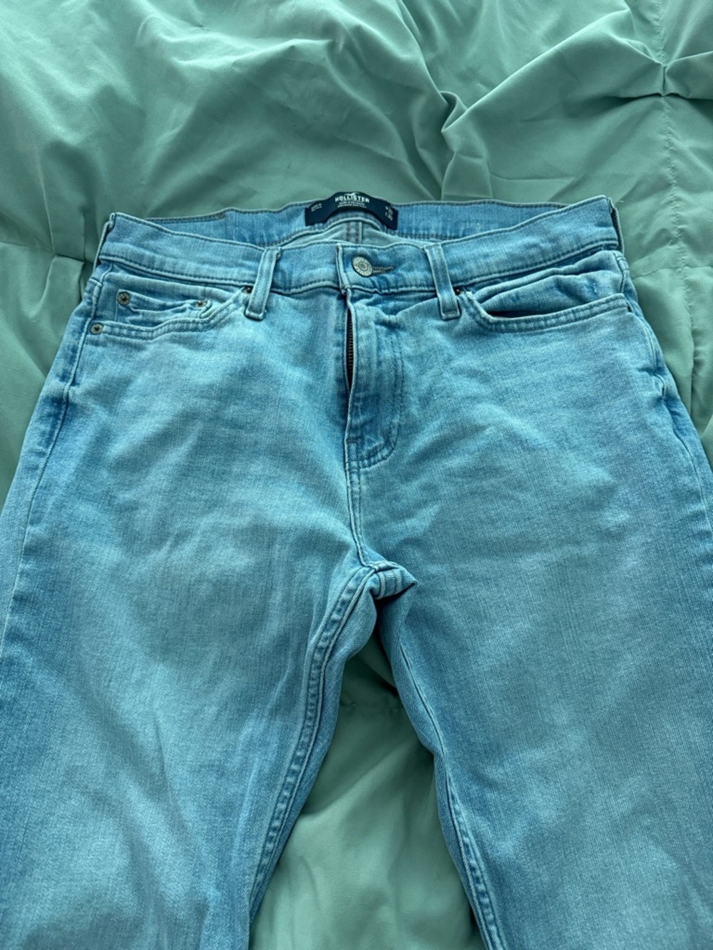 3 for $15 hollister slim straight light wash Jeans
